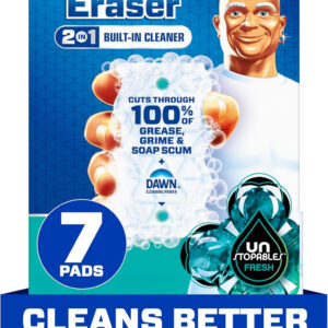Mr. Clean Magic Eraser Foaming Sponge, All Purpose Cleaner, Dawn Cleaning Power, Ultra Foamy, 7ct