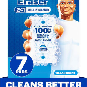 Mr. Clean Magic Eraser Foaming Sponge, All Purpose Cleaner, Dawn Cleaning Power, Ultra Foamy, 7ct