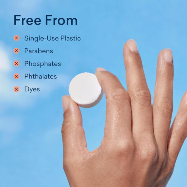 BLUELAND Hand Soap Duo Slate, 2 Refillable Glass Foaming Hand Soap Dispensers with 8 Refill Tablets, Variety Scents, 8 x 9 Fl oz