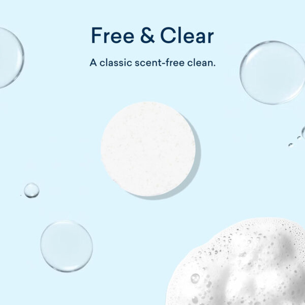 BLUELAND Laundry Detergent Tablets, Starter Set, 60 Count with Tin, Spring Bloom Scent, Plastic-Free Eco-Friendly Pods, Sheets, Liquid Alternative - Natural, Gentle, Non Toxic