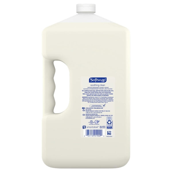 Softsoap Liquid Hand Soap Refill, Soothing Clean, Aloe Vera Fresh Scent - 1 gallon, Pack of 4