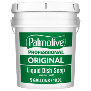 PALMOLIVE Professional Dishwashing Liquid, Dish Soap, Dish Liquid Soap, Phosphate Free, pH Balanced, Dishwasher Cleaner, 5 Gallon Bucket (Part Number: 204917), 10035110049172