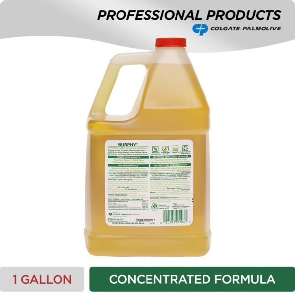 Murphy 70481465315 OIL SOAP Wood Cleaner, Original, Concentrated Formula, Floor Cleaner, Multi-Use , Finished Surface Cleaner, 128 Fluid Ounce (US05480A)