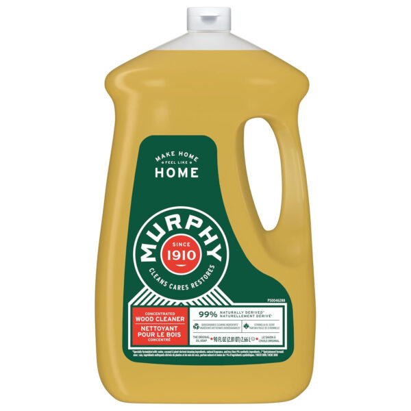 Murphy 70481465315 OIL SOAP Wood Cleaner, Original, Concentrated Formula, Floor Cleaner, Multi-Use , Finished Surface Cleaner, 128 Fluid Ounce (US05480A)
