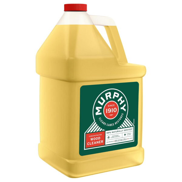 MURPHY OIL SOAP Wood Cleaner & Hardwood Floor Cleaner (128 Fluid Ounces | Case of 4), Concentrated Formula, Original, Multi-Use Natural Wood Cleaner and Furniture Polish