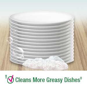 Get more cleaning per drop with Palmolive. ‡per drop vs. the leading non-concentrated dish soap