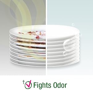 Palmolive liquid dish soap fights food odor and leaves your dishes smelling fresh and clean.