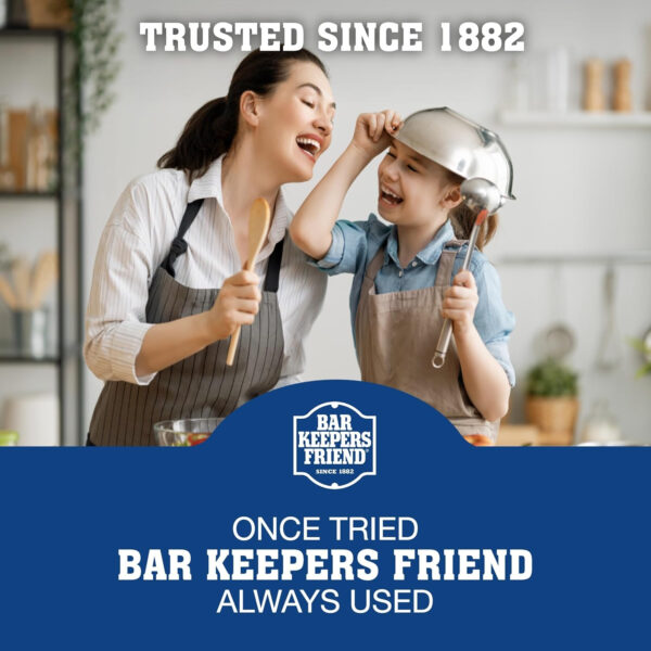 Bar Keepers Friend Stainless Steel Cleaner Spray (25.4 oz) + Microfiber Cloth - Removes Fingerprints and Grime Without Dulling