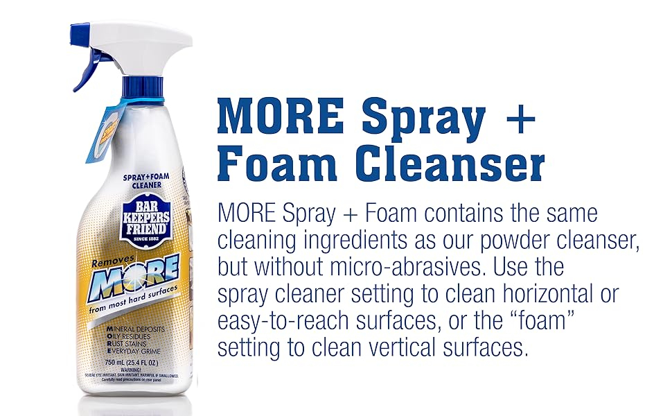 MORE Spray + Foam Cleasner