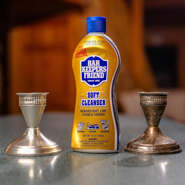 Bar Keepers Friend Soft Cleanser Liquid (26 oz - English/Spanish) - Multipurpose Cleaner & Rust Stain Remover for Stainless Steel, Porcelain, Ceramic Tile, Copper, Brass, and More (2)