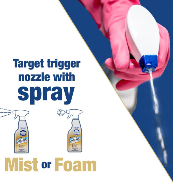 Bar Keepers Friend MORE Spray + Foam Multipurpose Cleaner (2 x 25.4 oz), Stain & Rust Remover for Bathroom, Kitchen & Outdoor Use on Stainless Steel, Aluminum, Brass, Tile, Ceramic, Porcelain & More