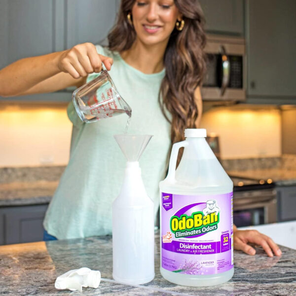 OdoBan Disinfectant Concentrate and Odor Eliminator, 4 Gallons, Lavender Scent