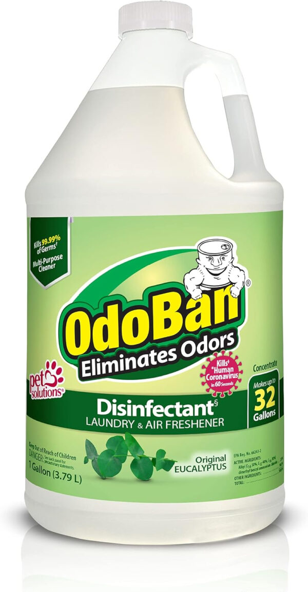 OdoBan Disinfectant Concentrate and Odor Eliminator, 4 Gallons, Lavender Scent