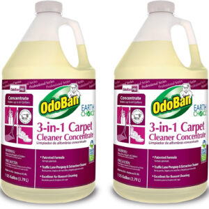 OdoBan Professional Series Cleaning 3-in-1 Carpet Cleaner Concentrate, Set of 2, 1 Gallon Each